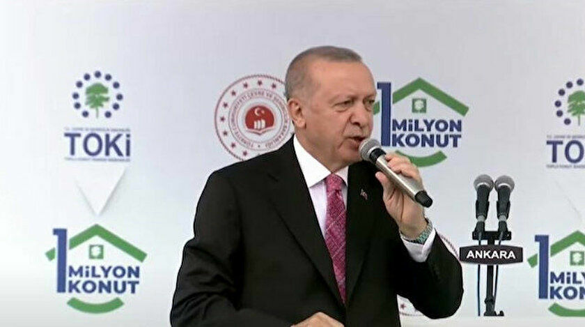 Erdoğan 'Anahtar Teslim Töreni'nde' konuştu 'Devlete ait alanları rant kaygısı gütmeksizin vatandaşlarımızın emrine veriyoruz'