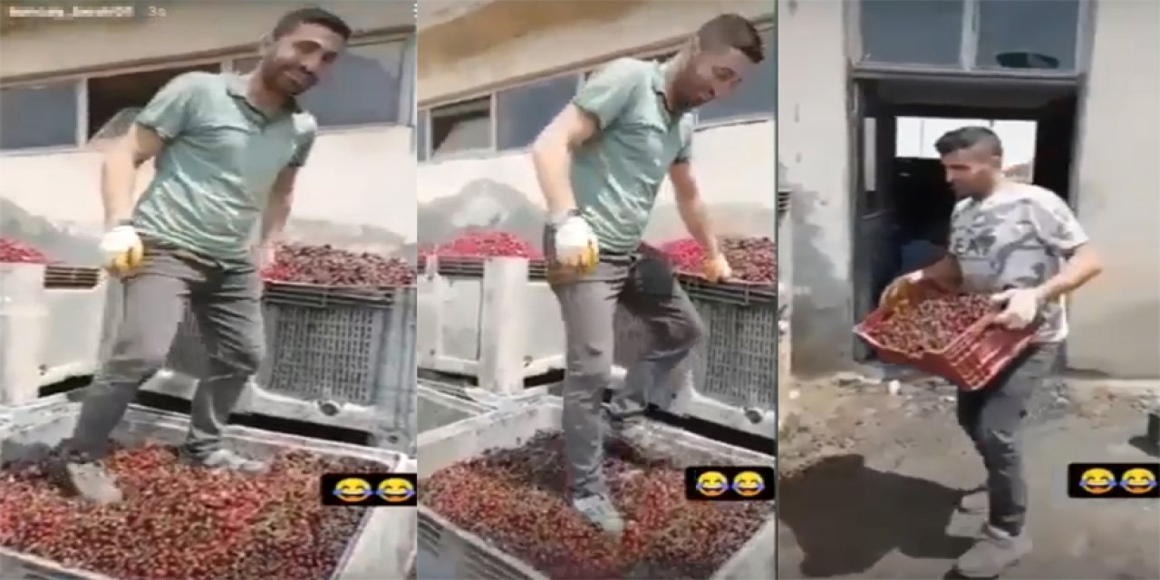Görüntüler tepki çekmişti... Vişne suyu tesisindeki skandalda yeni gelişme! Gözaltındaki 4 kişi...