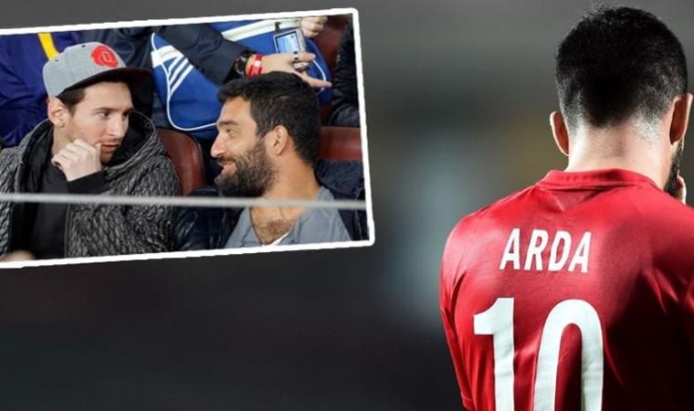 Arda Turan'dan Messi'ye mesaj