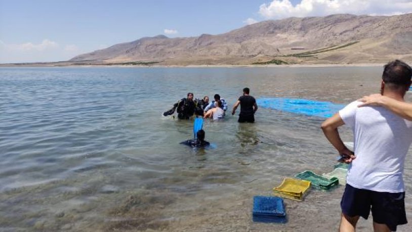 Serinlemek için göle giren uzman çavuştan acı haber