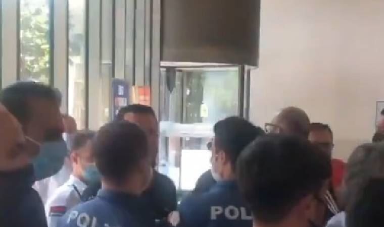 Sendikalaştıkları için işten çıkarıldılar! Polis genel merkezde müdahale etti