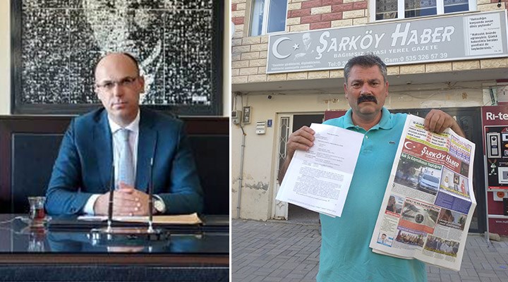 Yaptığı haberler kaymakamı rahatsız etti, gazeteci için uzaklaştırma kararı çıktı