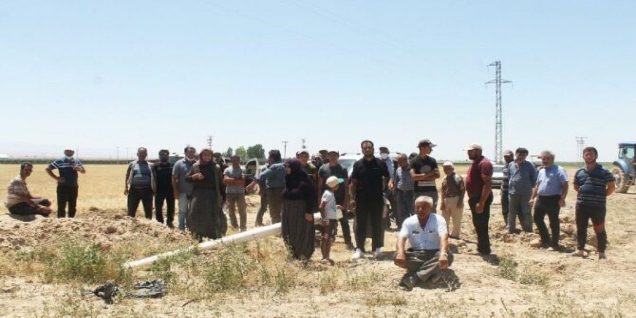 DSİ'nin sulama sahası dışındaydı... AKP’li isim bahçesine usulsüz su taşıttı!