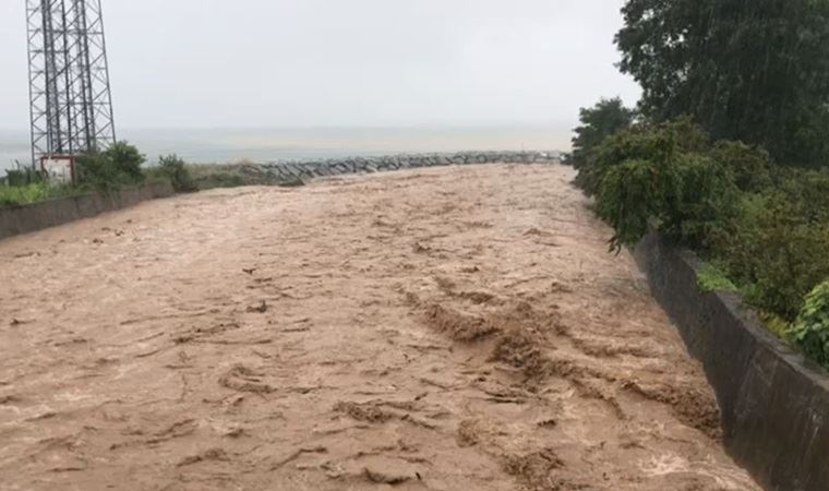 Dereler taştı, evleri su bastı, yollar kapandı... Rize'yi sel vurdu