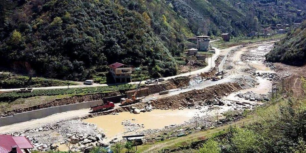 Eylem planı rafta... Rize’deki selin arkasında HES’ler ve hafriyat var!