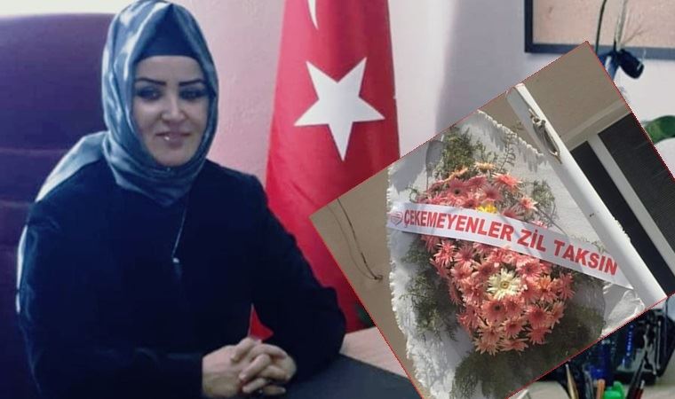 Yeniden atanan müdüre ilginç kutlama! 'Çekemeyenler zil taksın'