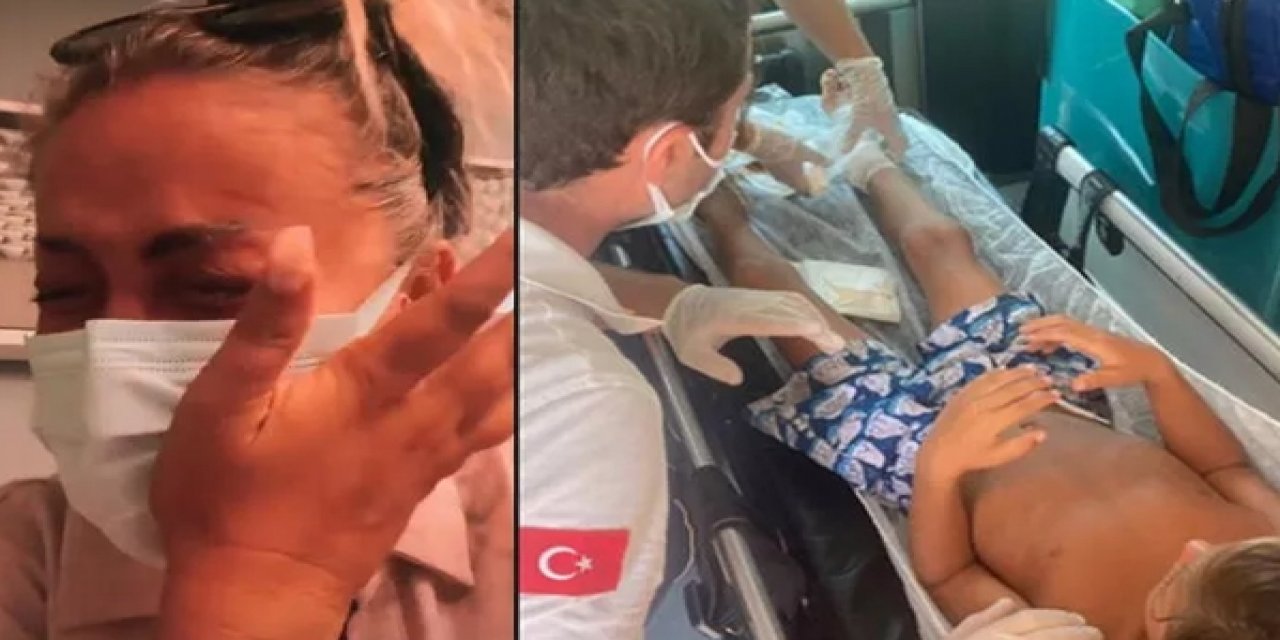 Tatilde talihsiz kaza...  Yeliz Yeşilmen oğlunun başına gelenleri gözyaşlarıyla anlattı!
