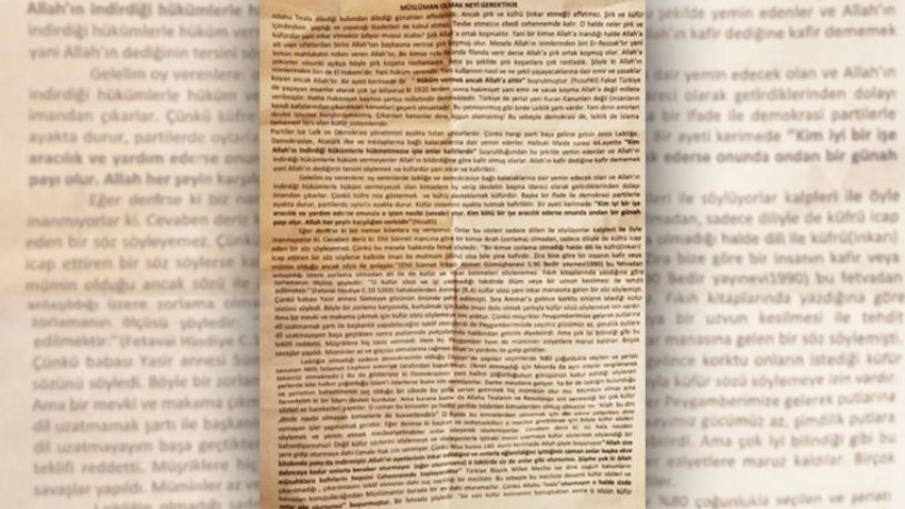 HKP İzmir İl Başkanı açıkladı! 'Kapı kapı dolaşıp şeriat bildirisi dağıttılar'