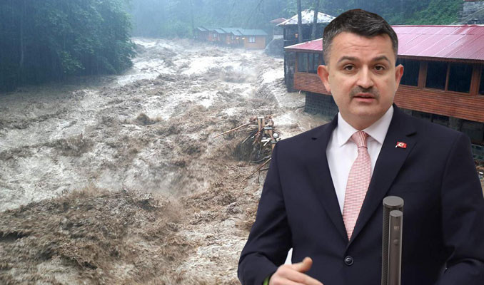 Tarım ve Orman Bakanı Pakdemirli'den sel mağdurlarına skandal sözler! 'Kendinizi korumanın yollarını arayacaksınız...'