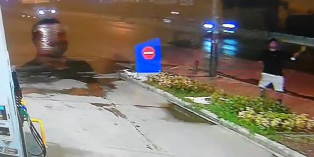 İzmir'de büyük panik! Akaryakıt istasyonuna oyuncak el bombası attı!