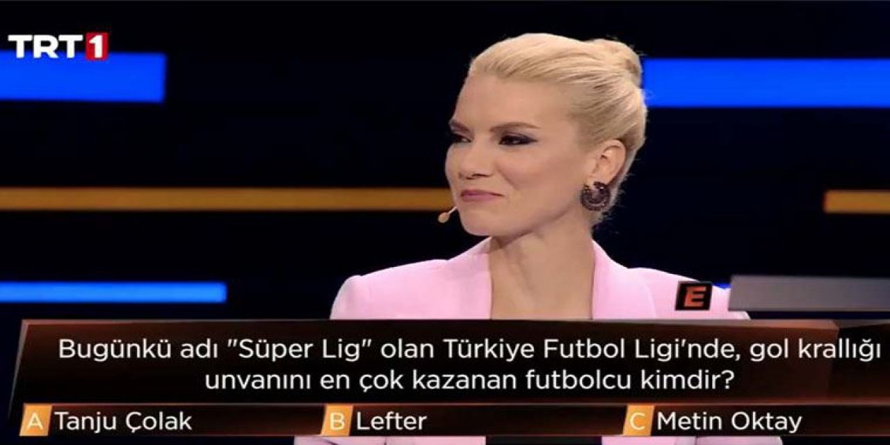 TRT 1 yarışmasında skandal hata! Yanlış cevap doğru sayıldı...