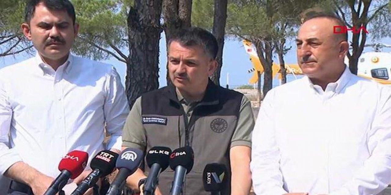 Bakanlar kamera karşısına geçti; yangınlarla ilgili son durumu anlattı! "THK uçakları" açıklaması!