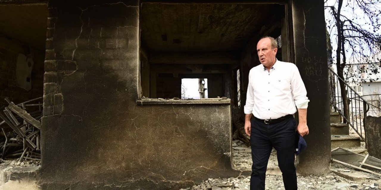 Memleket Partisi lideri Muharrem İnce yangın bölgesi Manavgat'ta! "Cumhurbaşkanlığı’na 13 uçak, ormanlarımızı korumaya 3 kiralık uçak!"