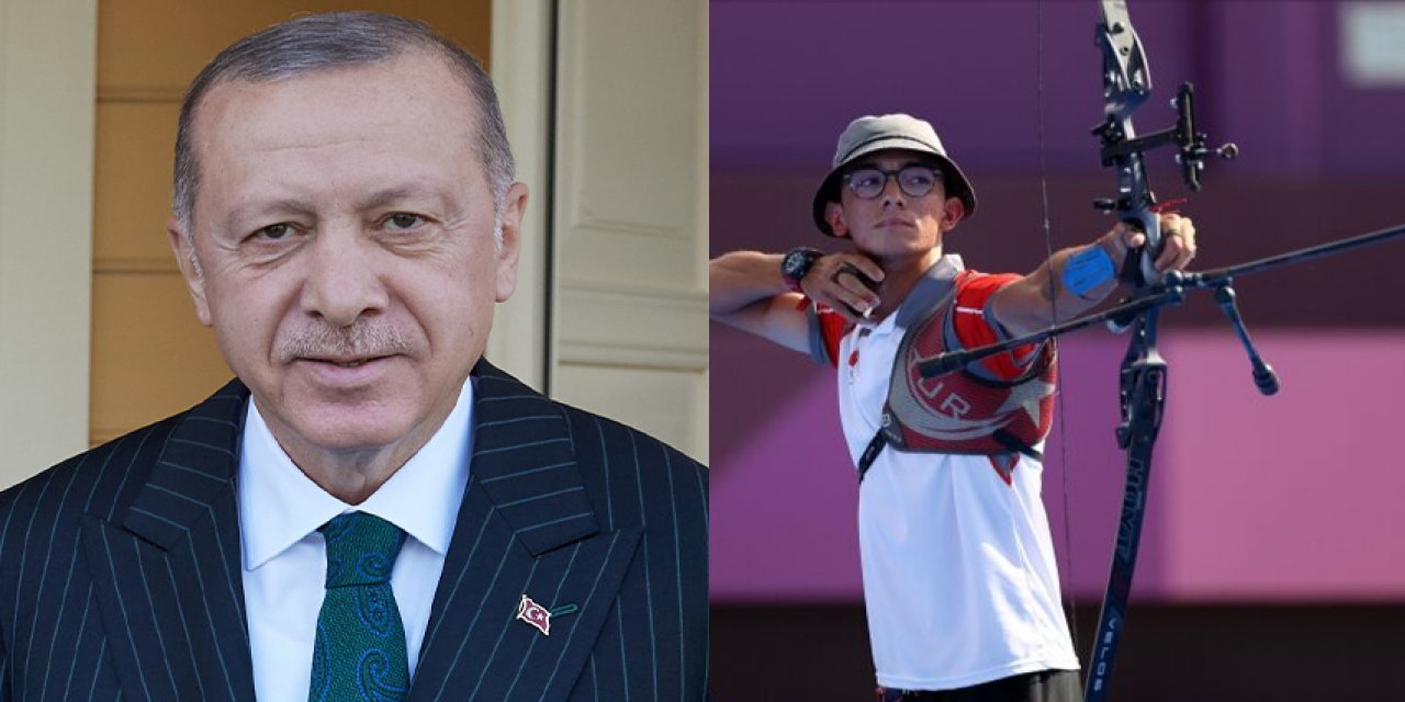 Erdoğan'dan olimpiyat şampiyonu Mete Gazoz'a tebrik telefonu!