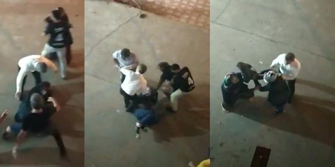 Eşinden boşanmak isteyen kadına meydan dayağı!