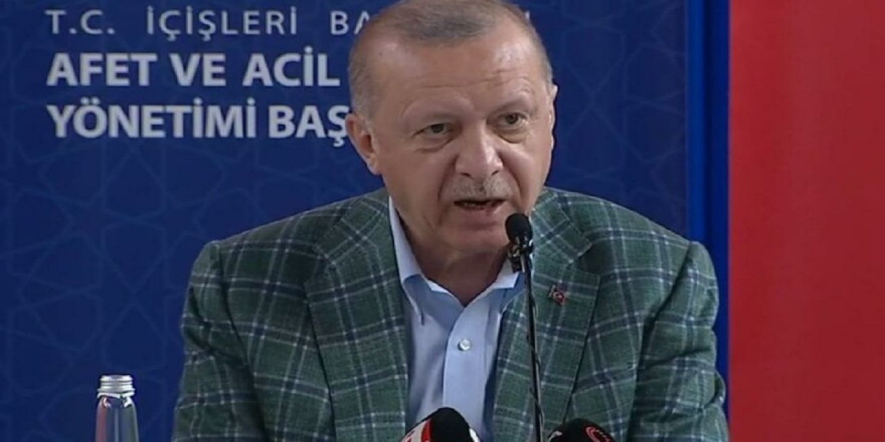 "Uçak konusundaki sıkıntıların ana sebebi THK'nin filosunu ve teknolojisini yenileyememiş olmasıdır" Afet bölgesinde Erdoğan'dan dikkat çeken açıklama!