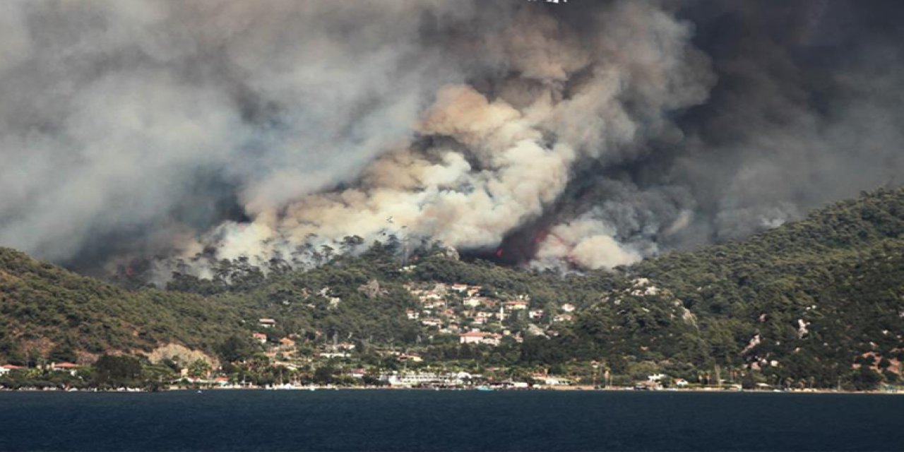 Yangın Hisarönü'nü tehdit ediyor... İşte Marmaris'te son durum!