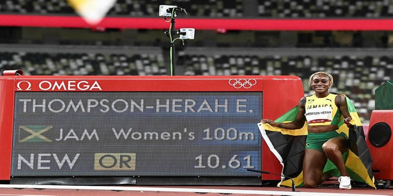 Kadınlar 100 metre finalinde 33 yıllık olimpiyat rekoru kırıldı!