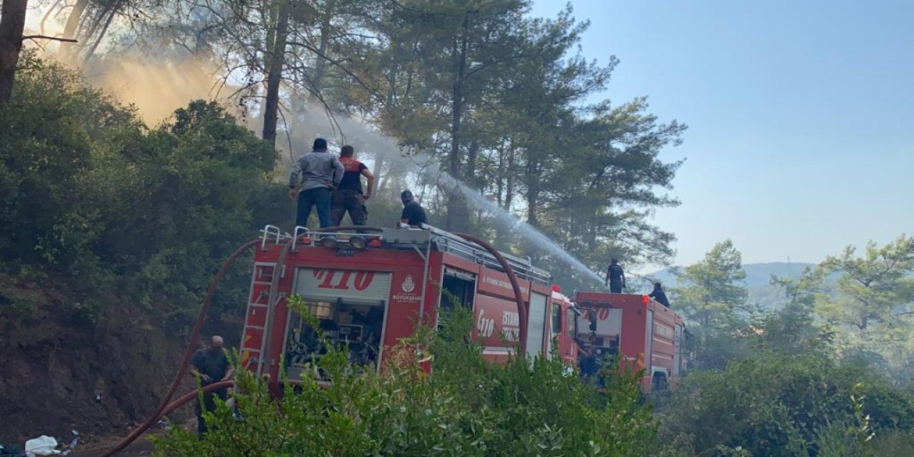 İBB'DEN Manavgat, Marmaris ve Bodrum'daki yangınlara müdahale