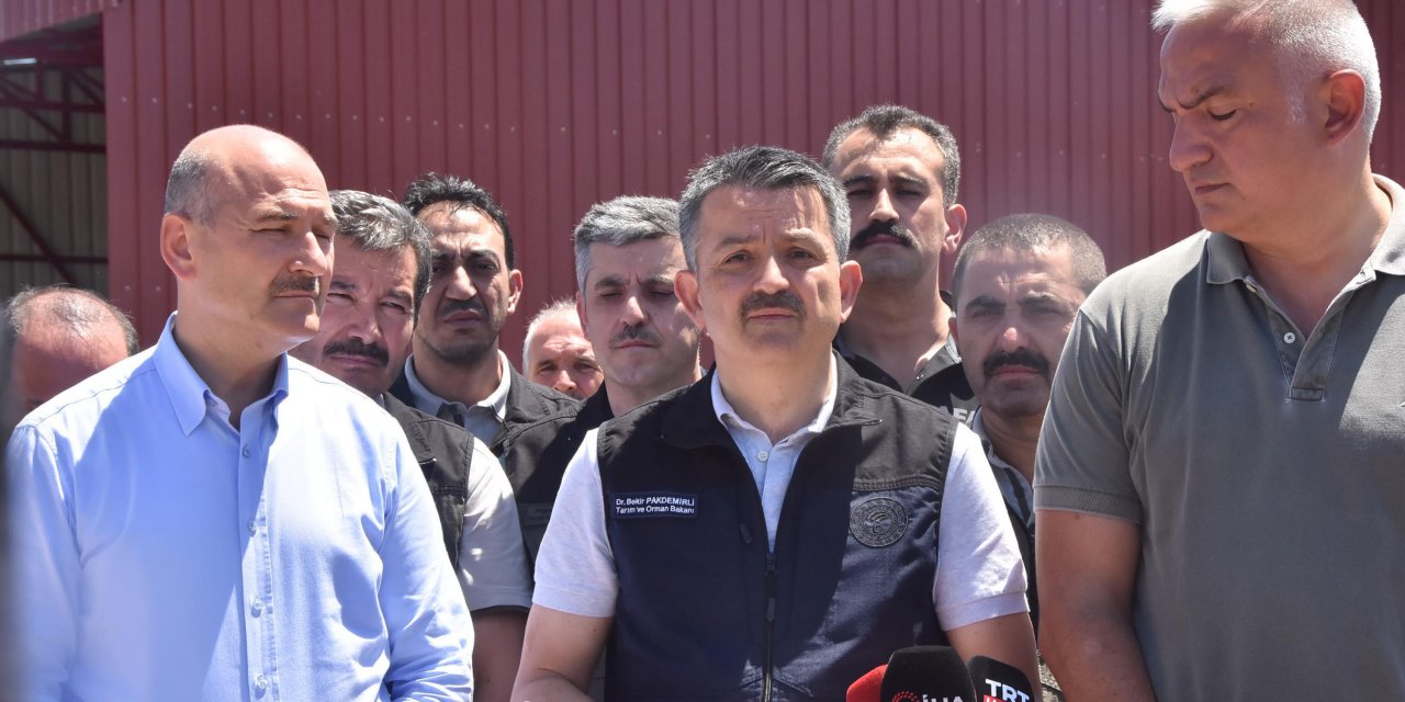 Bakan Pakdemirli: 132 yangından 125'i kontrol altında dedi
