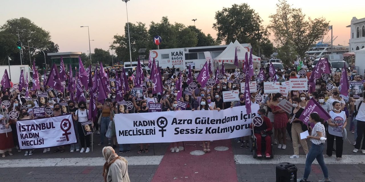 Kadıköy'de Azda Gülendam eylemi