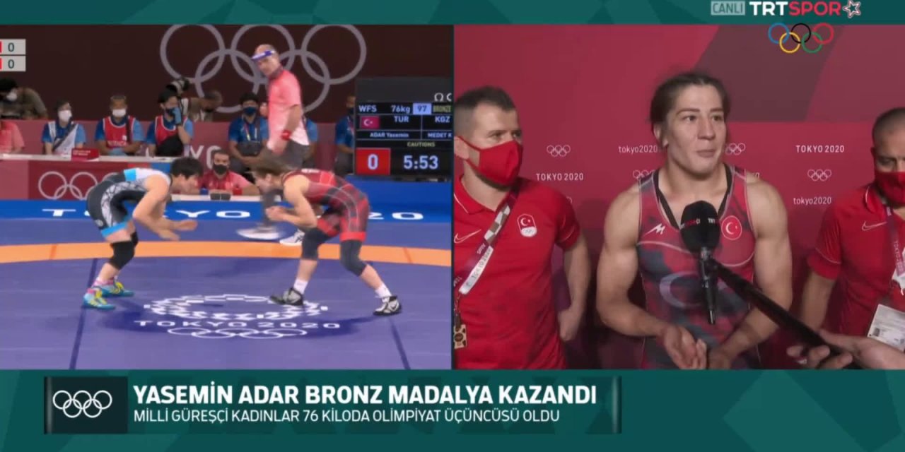 Tarihi başarıya TRT spikerinden büyük ayıp! "Bronz ama olsun"