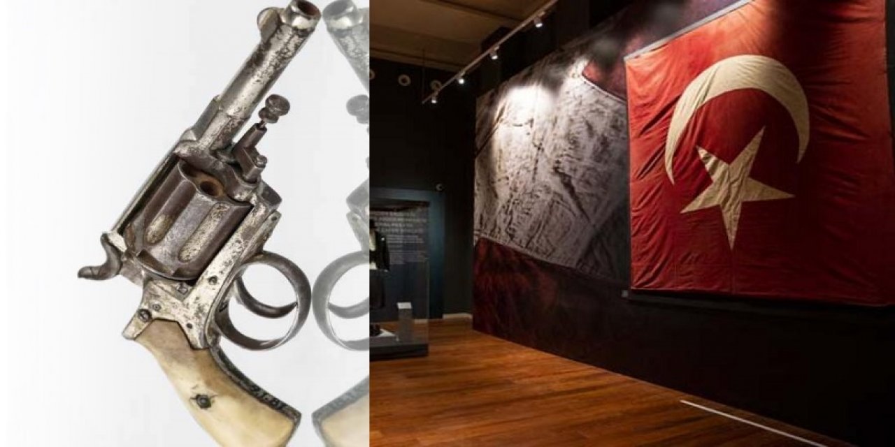 İşte Meclis'e çekilen ilk bayrak ve Sütçü İmam'ın silahı