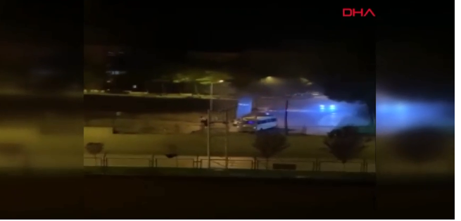 Denizli'de kışla yakınında yangın çıkarmaya çalışan şüpheli tutuklandı