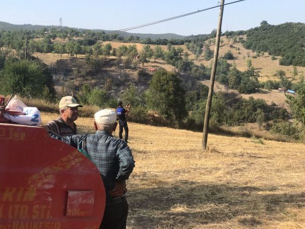 Balıkesir Dursunbey'de çıkan orman yangını kontrol altında
