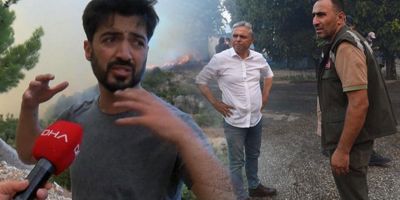 O anların görüntülerini paylaştı.... Yangın bölgesinde gözaltına alınan Yusuf Güney'den açıklama! "İlk defa silahımı yanıma aldım başıma bu geldi"