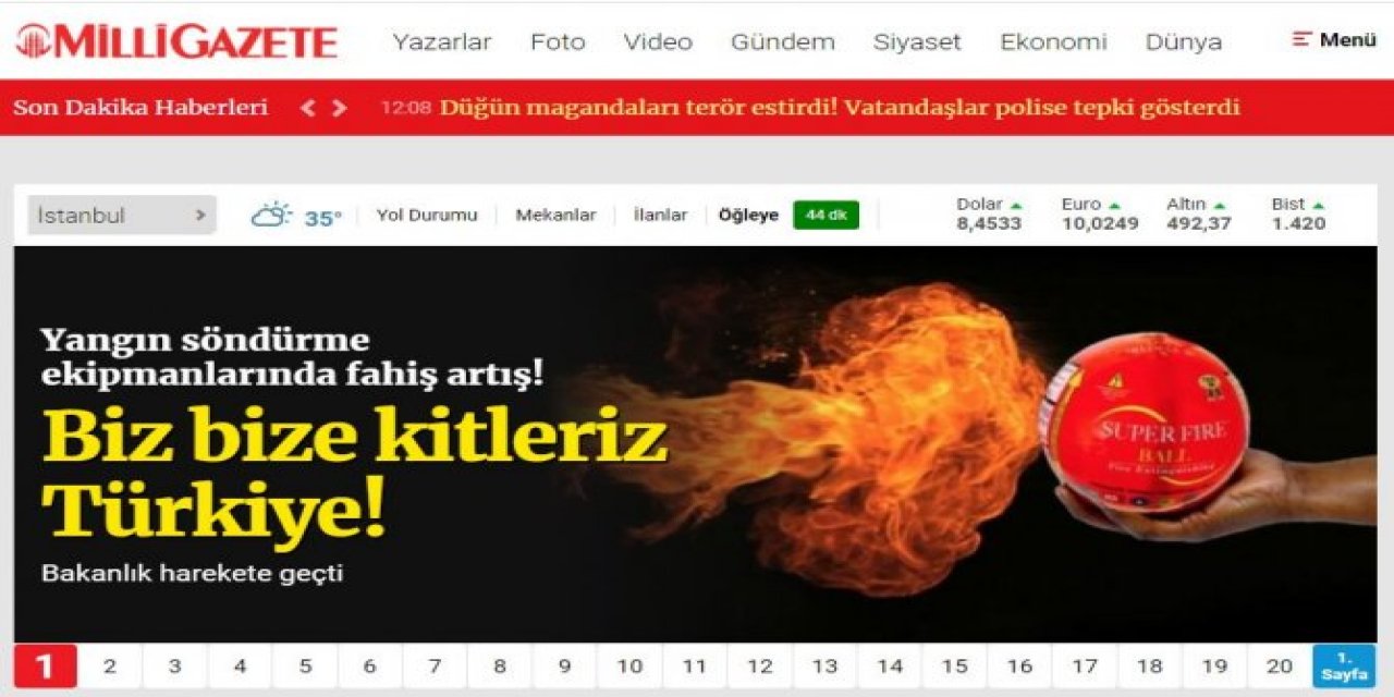 Milli Görüş'e yakınlığıyla bilinen gazeteden şaşkınlık yaratan başlık! "Biz bize kitleriz Türkiye!"