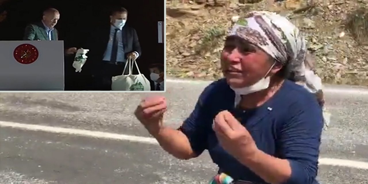 "Bize su vereceğine çay atıyor" Yangın bölgesinde köylünün "Erdoğan" isyanı! "Nasıl başkan bu?"