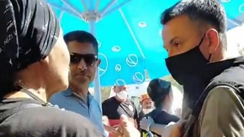 Yangın bölgesinde Bekir Pakdemirli'ye isyan etmişti... O kadın gözaltına alındı