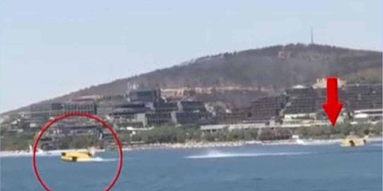 Yangına müdahale için su alan uçağı engellemişti... Jet-ski olayında yeni gelişme!