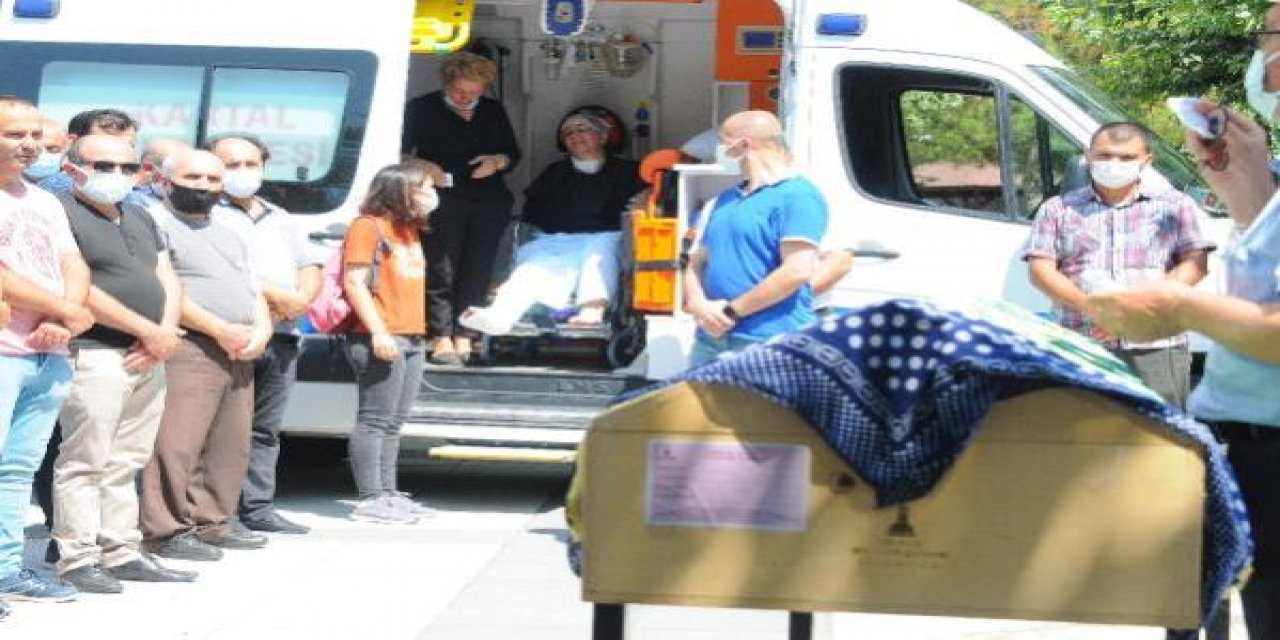 Bu acıya yürek dayanmaz... Ambulanstan ağlayarak izledi! Evlada acı veda "Niye "yaşıyor" diyerek beni avuttunuz? Meğerse toprağa gidiyormuş"