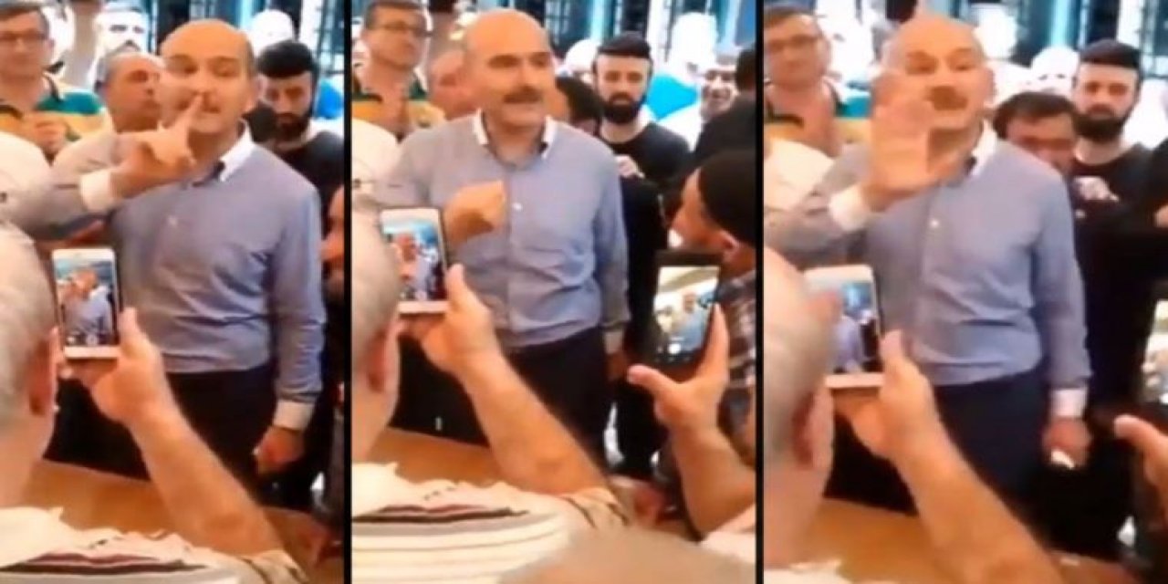 Sosyal medya bu görüntüleri konuşuyor... Süleyman Soylu ile vatandaş arasında "Suriyeliler" tartışması! "Bak kardeş"