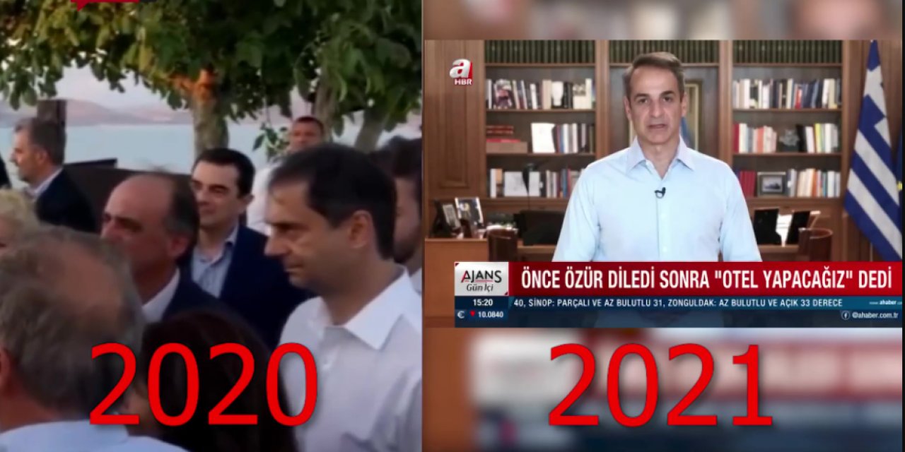 A Haber fena yakalandı... 2020 haberini yeniymiş gibi servis etti! İşte görüntüler...