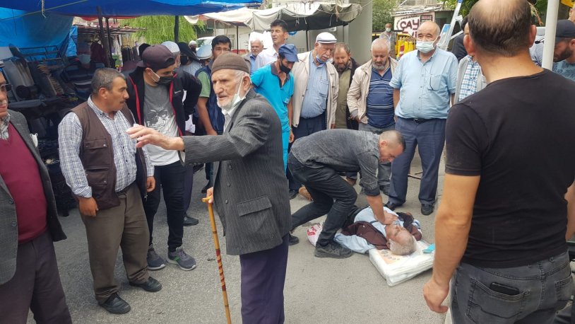 Kriz geçirip kalbi duran adam, çaycının kalp masajıyla hayata döndü