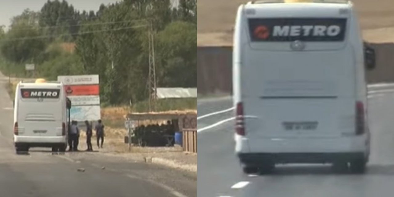 Metro Turizm'le ilgili skandal iddia! Görüntüler ortaya çıktı! Sınırdan kaçak giren Afganları mı taşıyor?