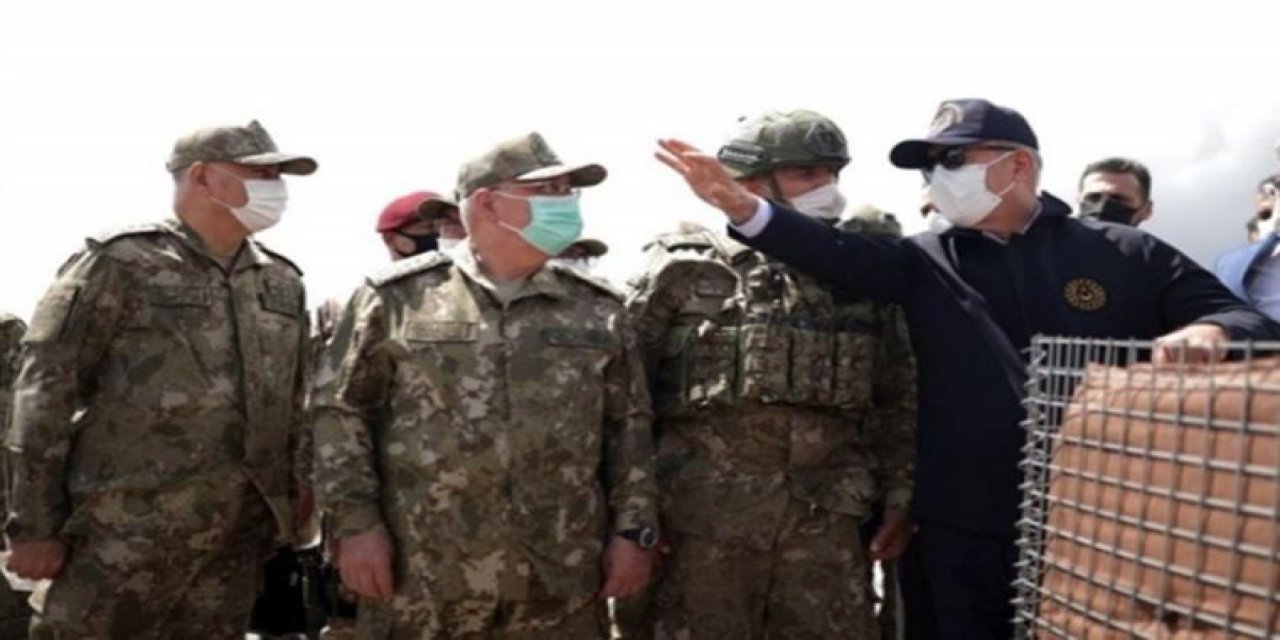 Tedbirleri denetledi... Bakan Akar'dan İran sınırına ziyaret!