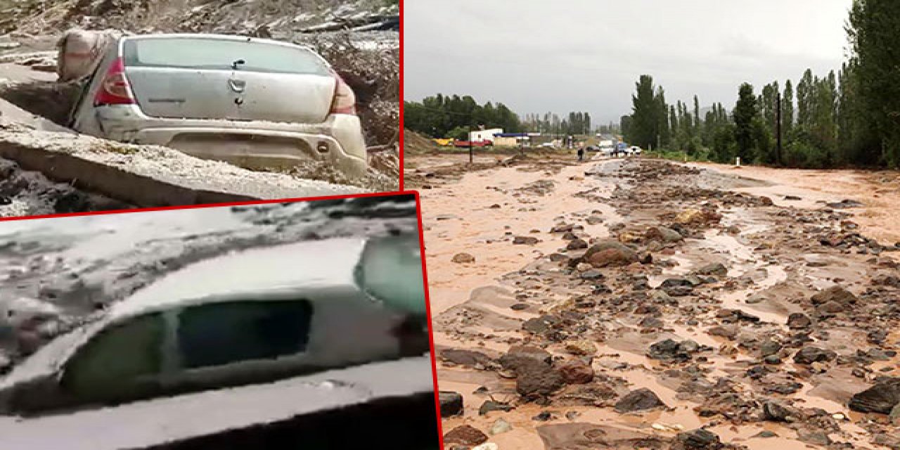Köprü yıkıldı... Araçlar sürüklendi... İki il daha sele teslim!