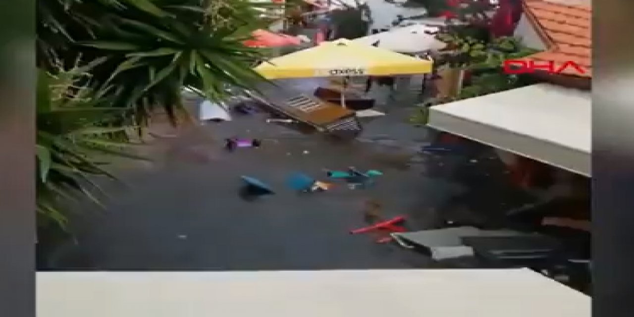 Deprem sonrası Seferihisar bu hale geldi! Her yer sular altında kaldı...