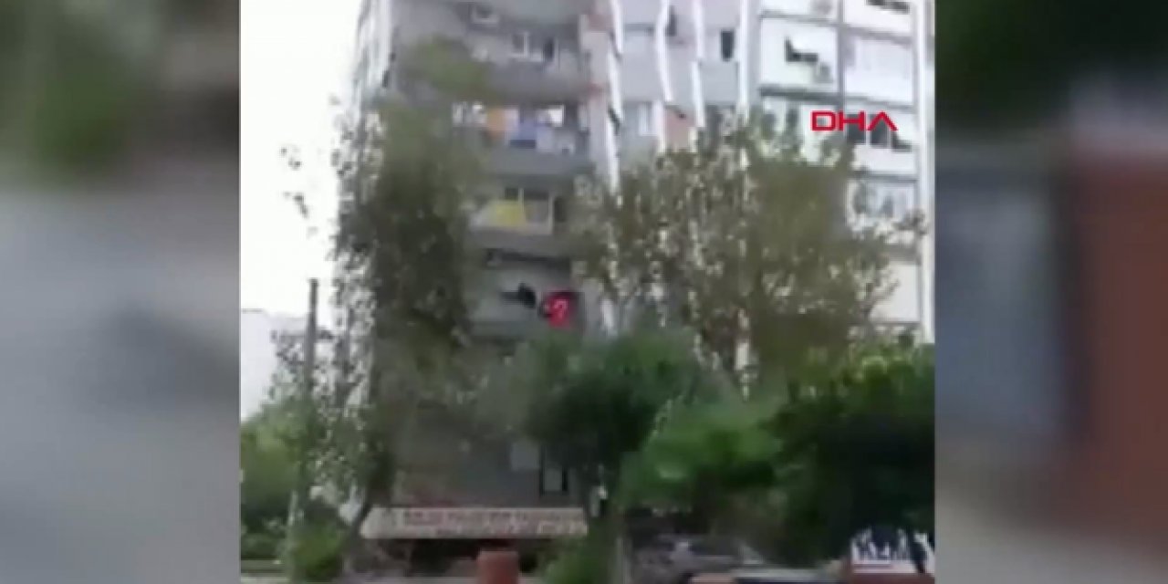 7 katlı bina böyle çöktü... Saniyeler içinde yerle bir oldu!