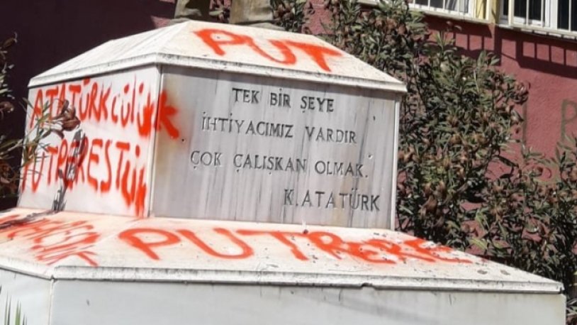 Atatürk büstüne çirkin saldırıda bulunmuştu... O şahıs için istenen ceza belli oldu