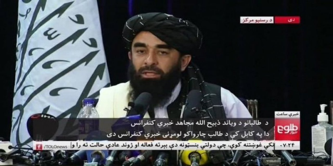 "Kadın hakları şeriata göre olacak" Afganistan'da yönetimi ele geçiren Taliban'dan ilk basın toplantısı... "İslam Emirliği kimseye kin beslemiyor"