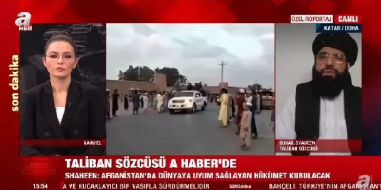 Taliban sözcüsünü yayına çıkarmıştı... Sabah yazarından "A Haber" savunması!