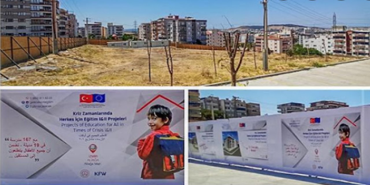 Proje Türkçe, İngilizce ve Arapça afişler ile duyurdu... İzmir'de şehir merkezine "mülteci okulu" Vatandaş tepkili...