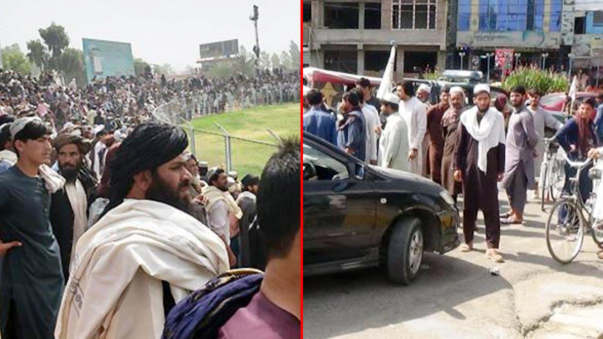 Ülkeyi ele geçirdikten hemen sonra 'ılımlı' mesajlar vermişlerdi... Taliban 4 tanınmış komutanı binlerce kişinin gözü önünde idam etti!