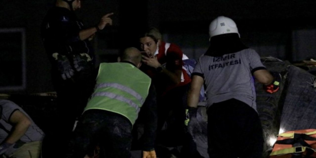 Buse 9,5 saat sonra enkazdan kurtarıldı!