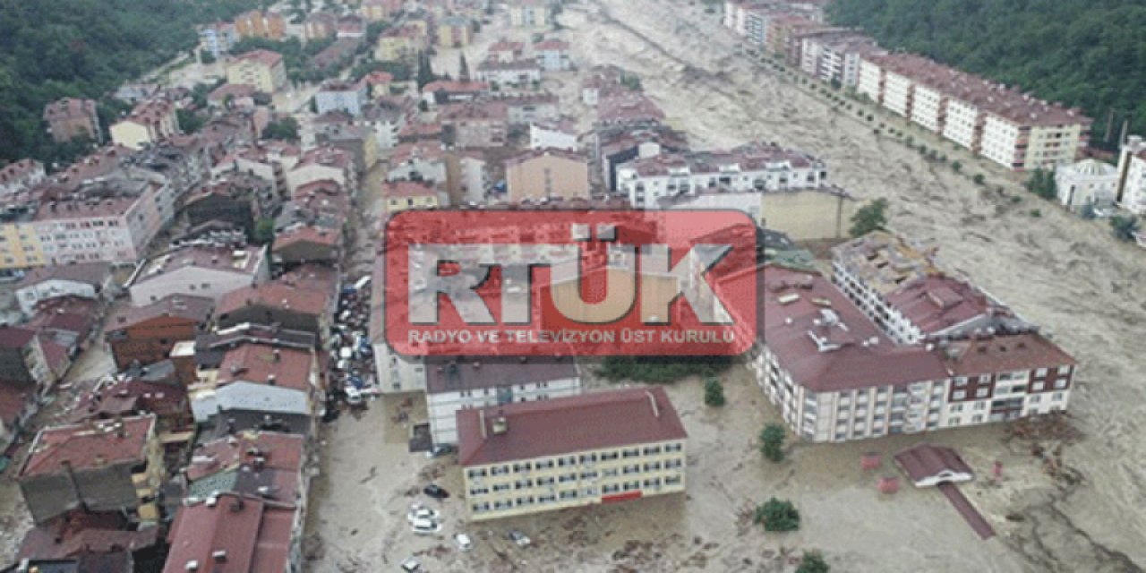 RTÜK'ten sel bölgesinde yayın yapan kanallar için önemli karar!